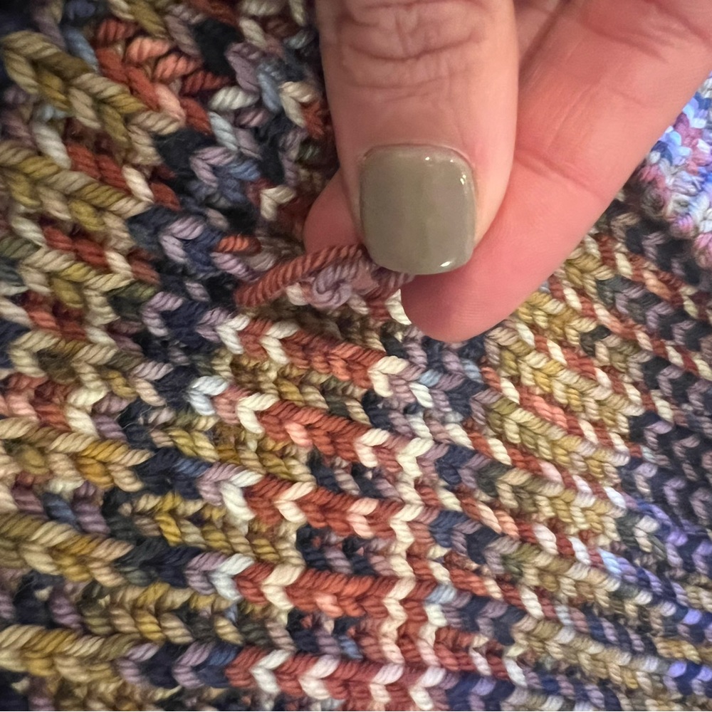SOLD EUC Misha & Puff Solstice Spacedye Cardigan M/L - Picture 8 of 9